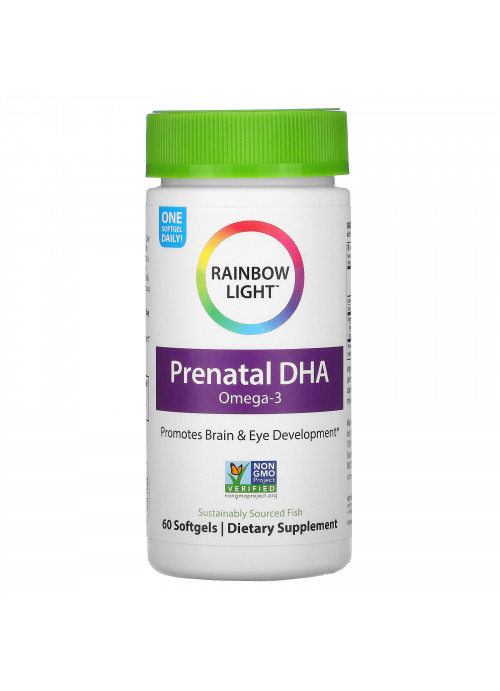 Rainbow Light, Prenatal DHA, Omega-3, 60 Softgels
