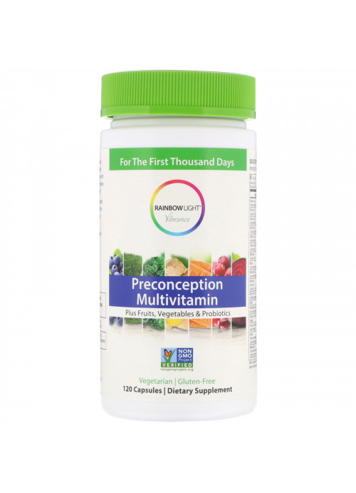 Rainbow Light, Vibrance, Preconception Multivitamin, 120 Capsules