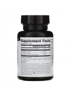 Source Naturals, DIM, 100 mg, 60 Tablets