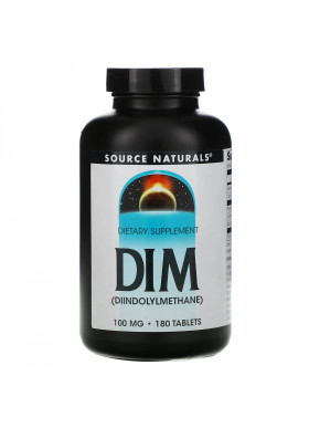Source Naturals, DIM (Diindolylmethane), 100 mg, 180 Tablets