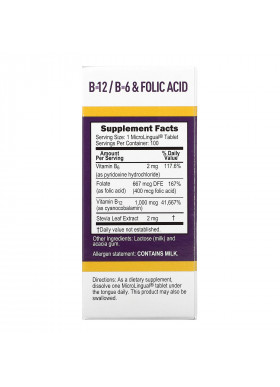 Superior Source, Cyanocobalamin B-12, 1,000 mcg, 100 MicroLingual Instant Dissolve Tablets