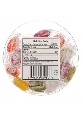 Three Lollies, Preggie Pop Drops, Sour Fruits, 21 Pieces