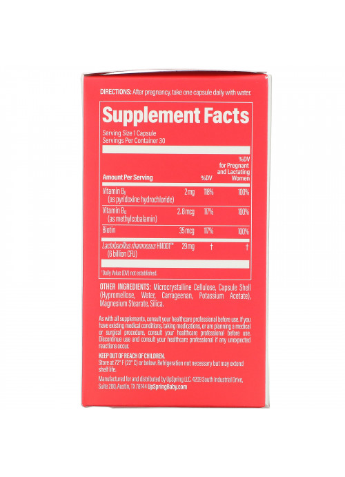 UpSpring, Dual Postnatal Immunity + Energy, 30 Capsules