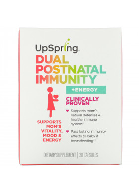 UpSpring, Dual Postnatal Immunity + Energy, 30 Capsules