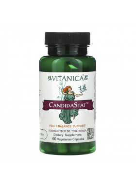 Vitanica, CandidaStat, Yeast Balance Support, 60 Vegetarian Capsules
