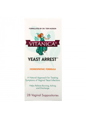 Vitanica, Yeast Arrest, 28 Vaginal Suppositories