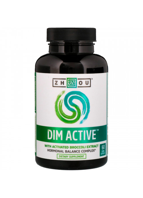 Zhou Nutrition, DIM Active, Hormonal Balance Complex, 60 Veggie Capsules